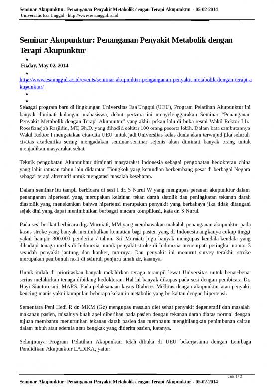 picture_Seminar Akupunktur Penganganan Penyakit Metabolik Dengan Terapi Akupunktur | Akupunktur